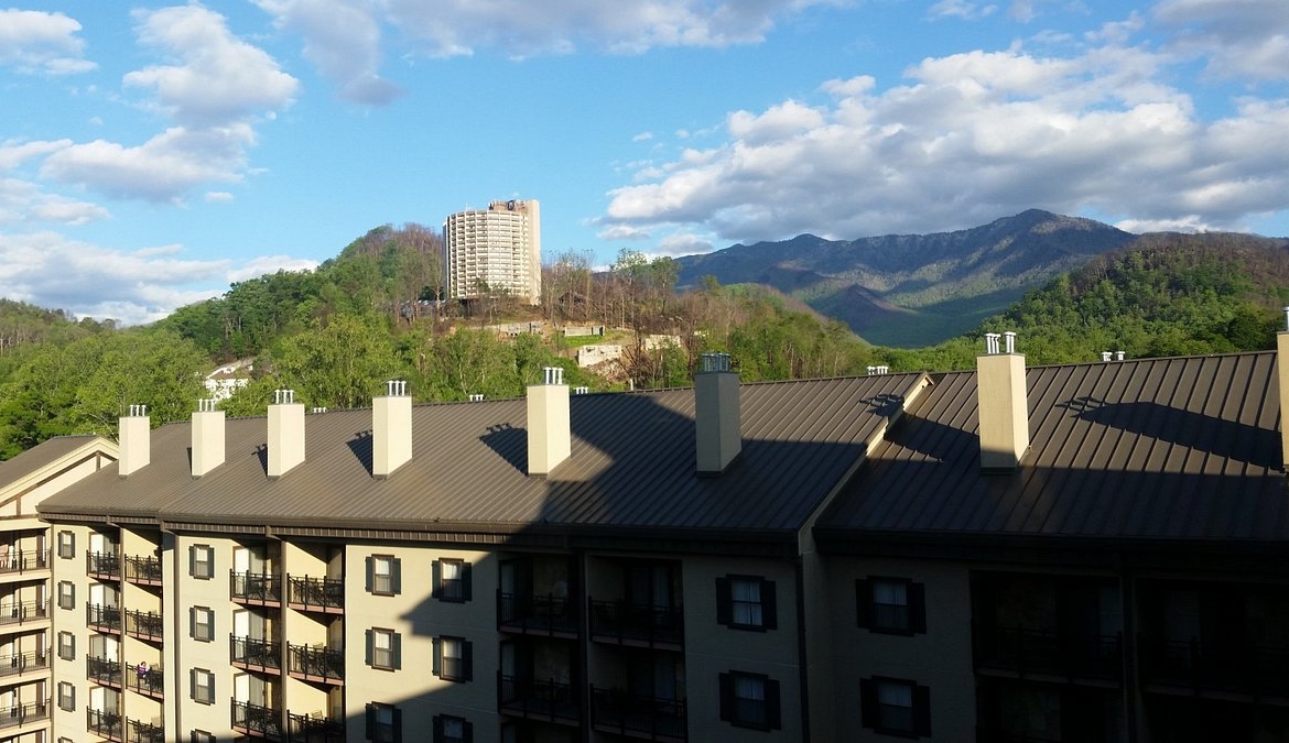 Gatlinburg Town Square view