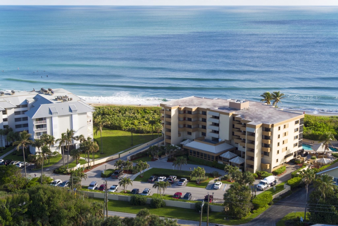 Plantation Beach Club at Indian River Aerial