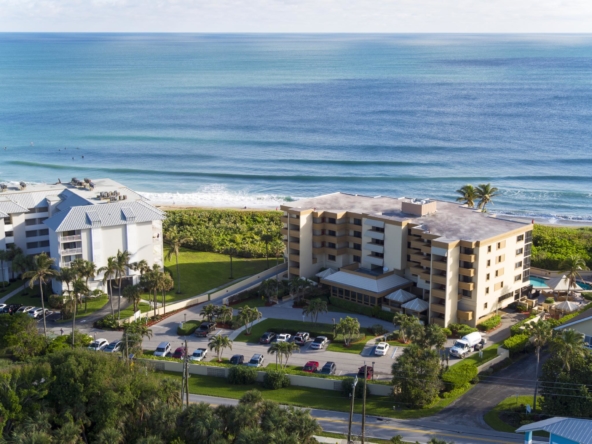 Plantation Beach Club at Indian River Aerial