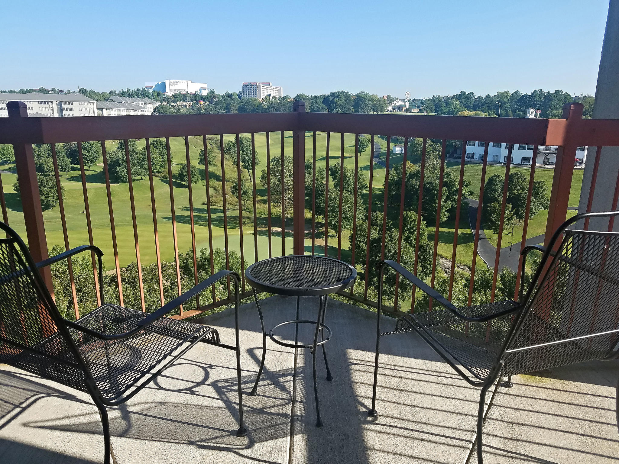 Grand Crowne Resort balcony