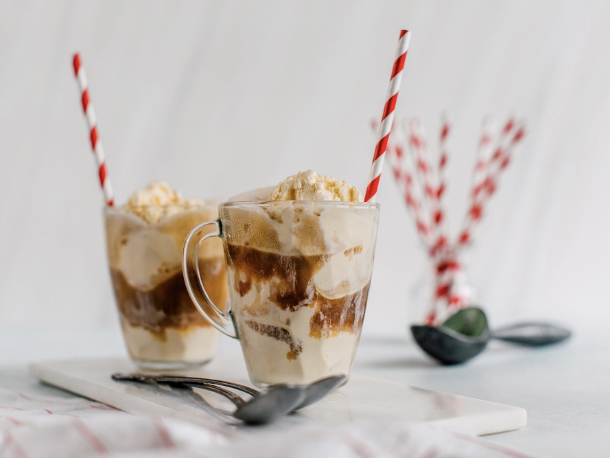 Root Beer Float Ice Cream Drink