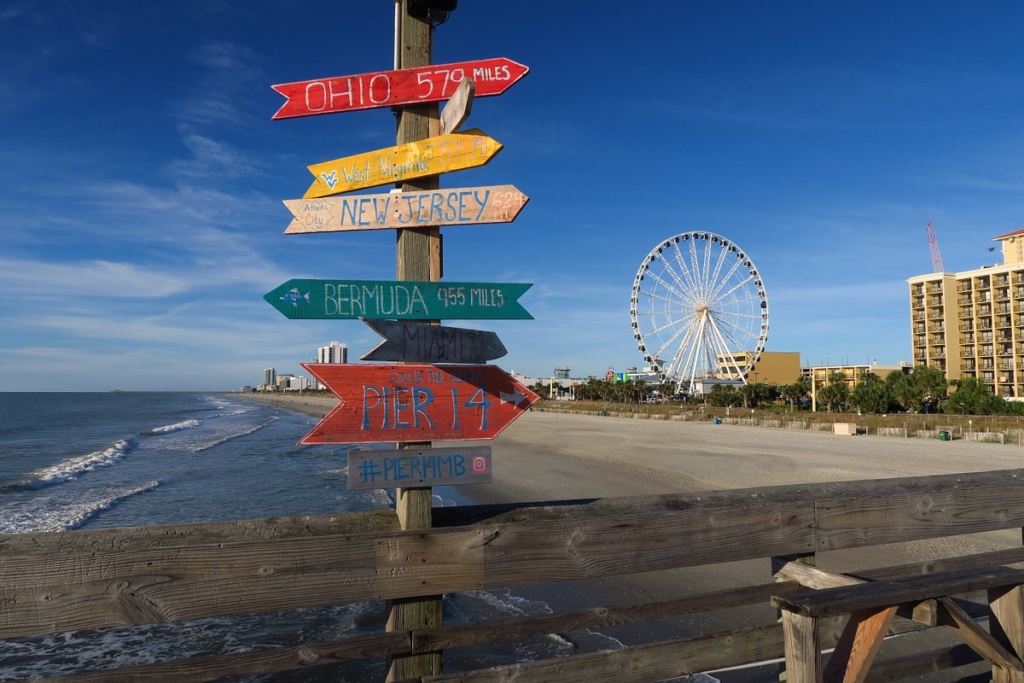 Myrtle Beach Boardwalk Signs