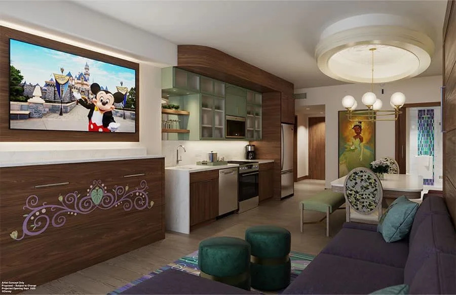 Villas at Disneyland Hotel Living Room