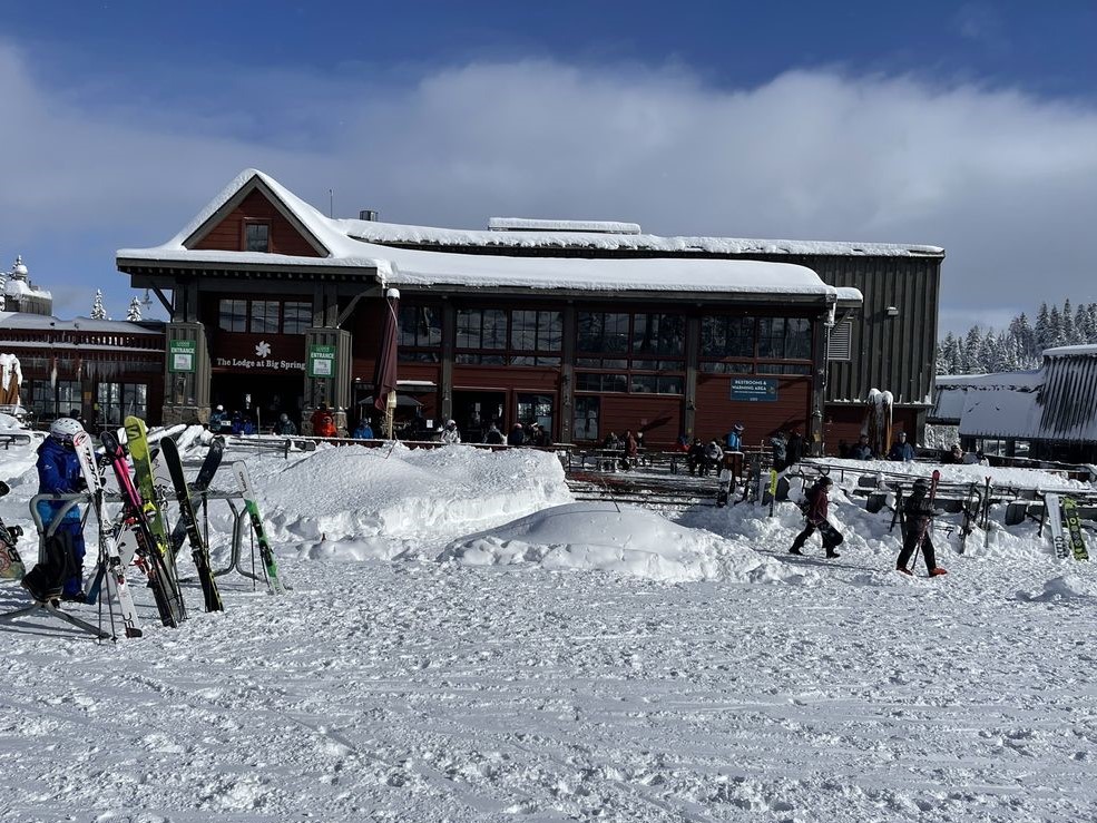 Northstar California Resort Ski to Mid Mountain Gondola