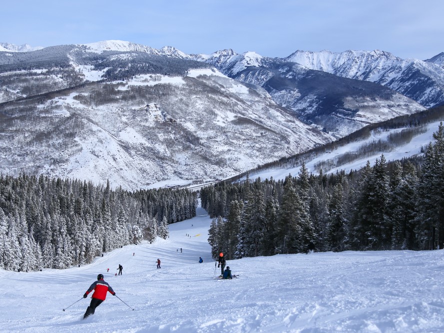 Vail, one of the best locations for a Christmas Vacation