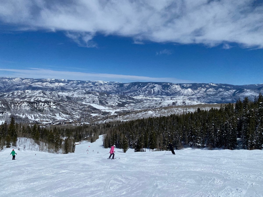 Ski Slopes in Aspen in the Colorado Rockies