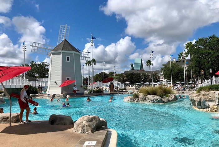 Disney’s Beach Club Pool Area