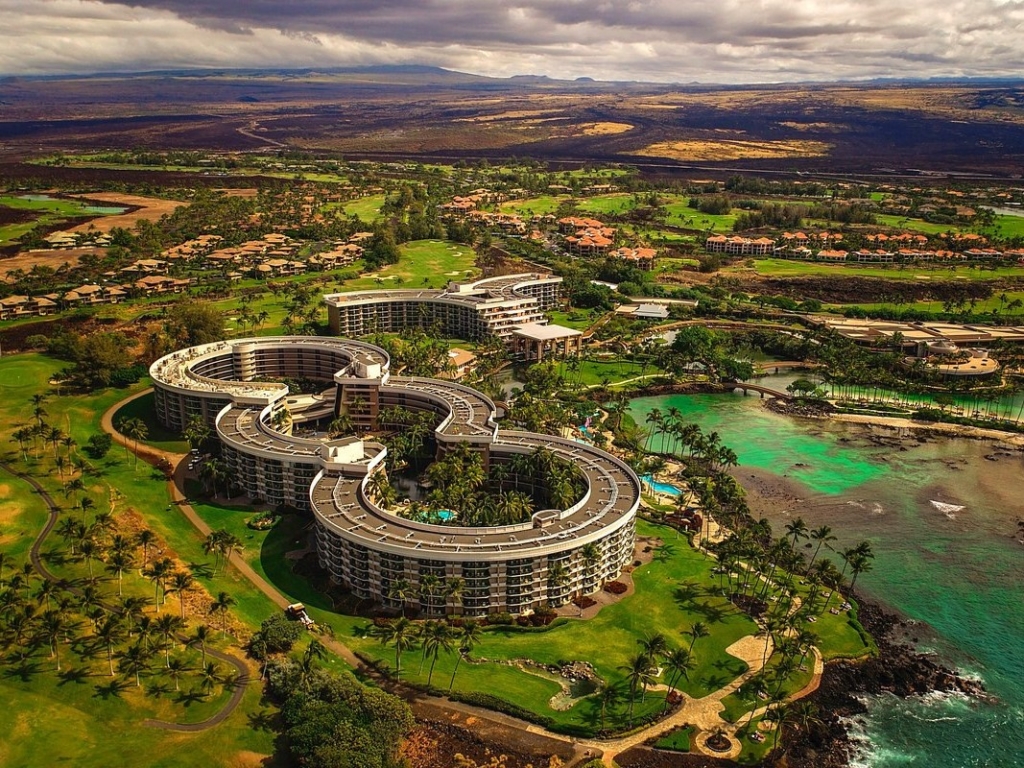 Aerial View of Ocean Tower