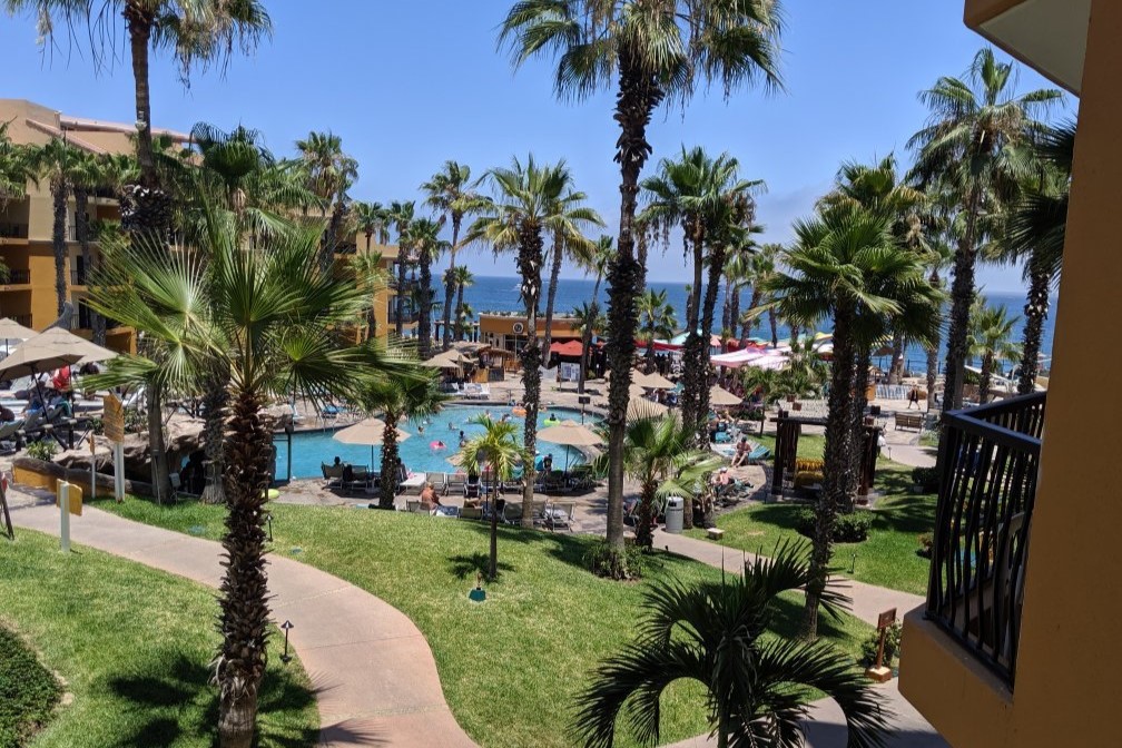 Villa Del Palmar Pool Area