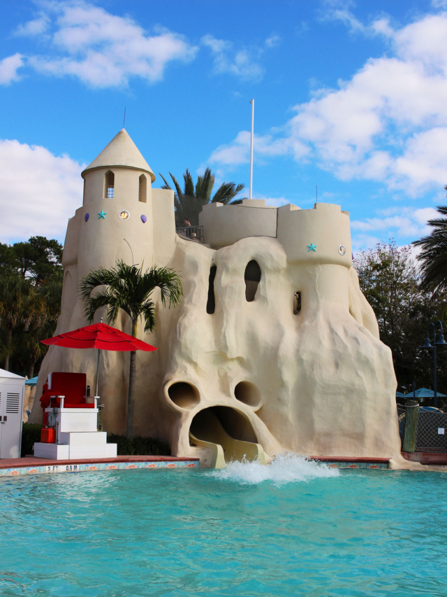 Old Key West Sandcastle Pool Slide