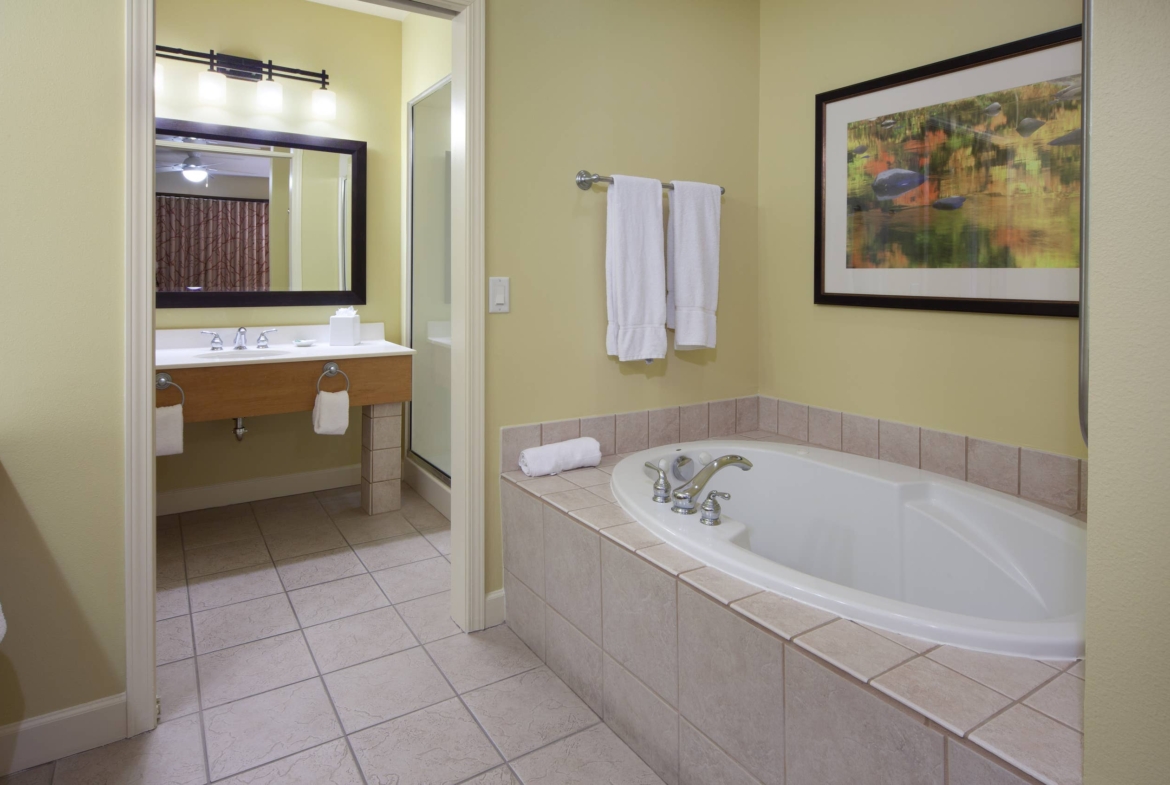 Holiday Inn Club at Lake Geneva Trust Points Bathroom