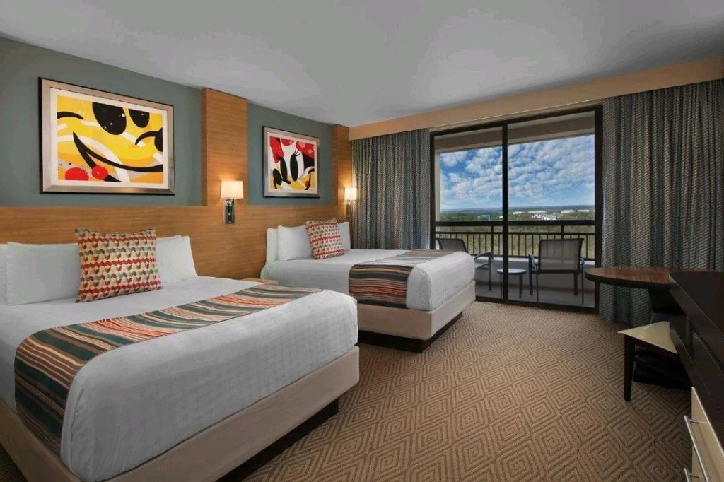 Bay Lake Tower at Disney's Contemporary Resort Bedroom