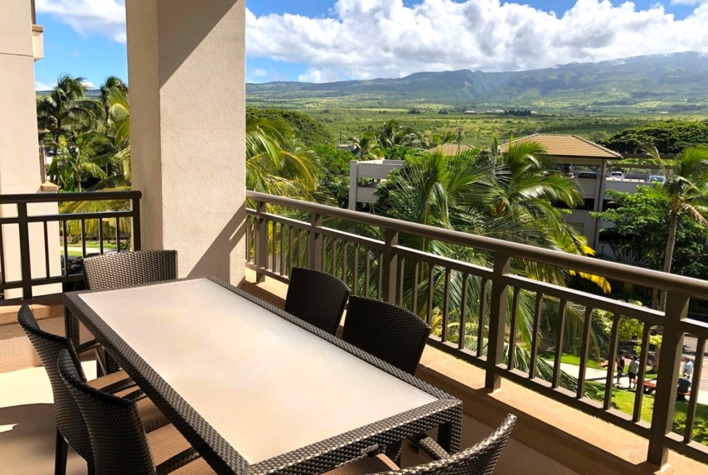 RCI Resorts in Maui: The Westin Nanea Ocean Villas Kaanapali Balcony
