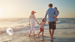 Family at the Beach
