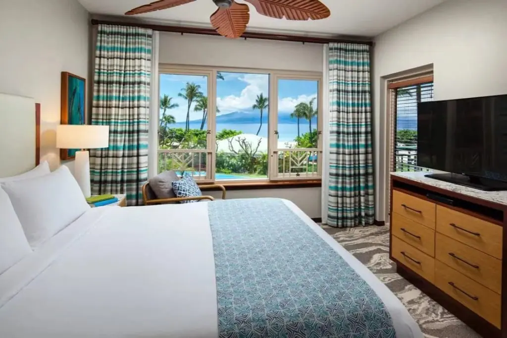 Marriott’s Maui Ocean Club Bedroom