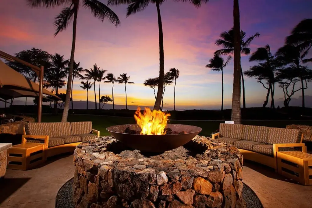 Westin Kaanapali Ocean Resort Villas fire pit