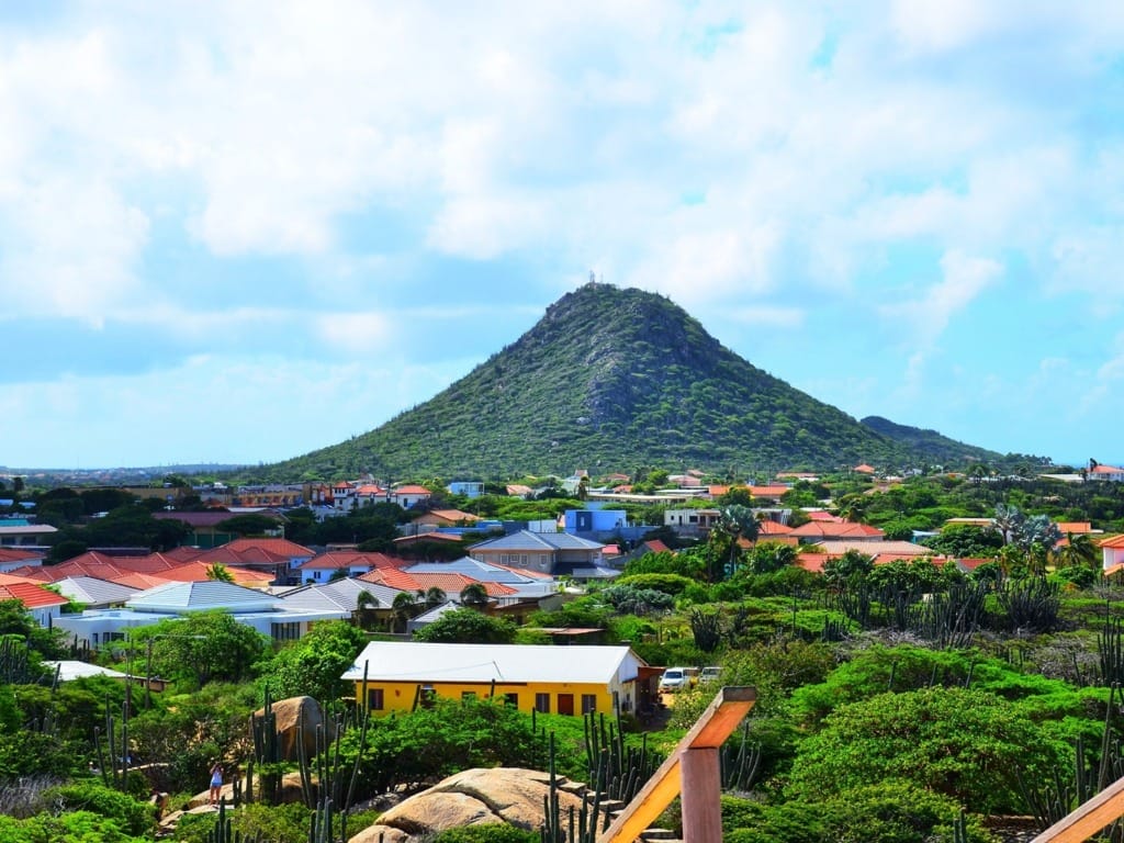mountain in aruba