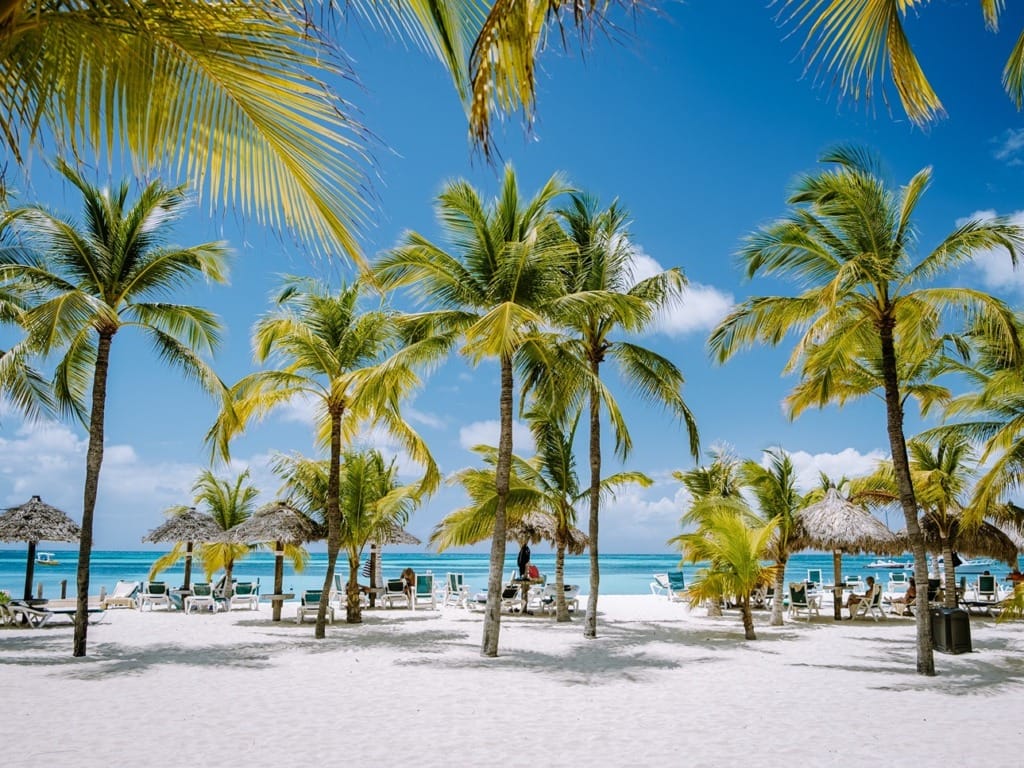 palm beach, aruba; 1 week vacation ideas