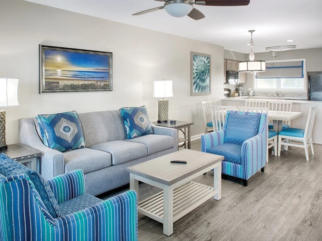 Club Wyndham Ocean Ridge Living Room
