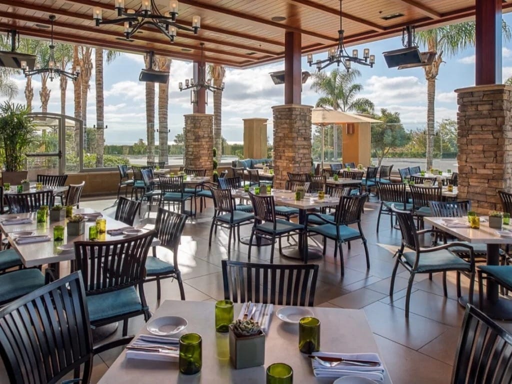 on-site dining at grand pacific palisades