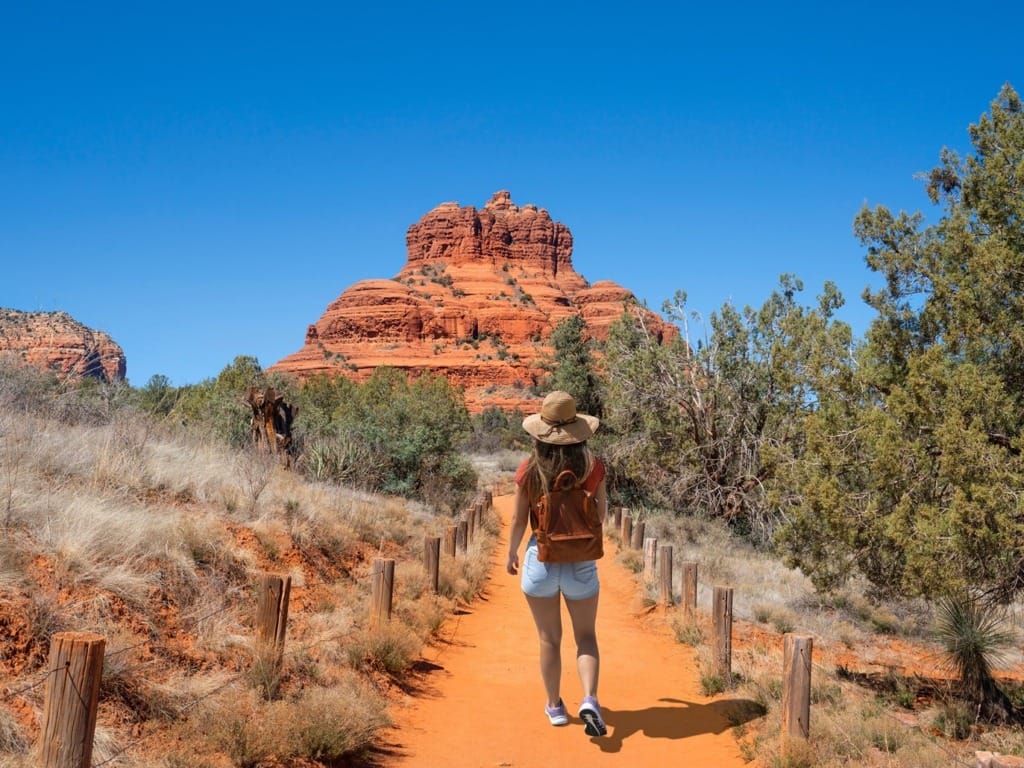 hiking in sedona