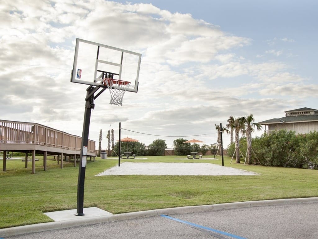 Galveston Beach Resort Basketball and Volleyball