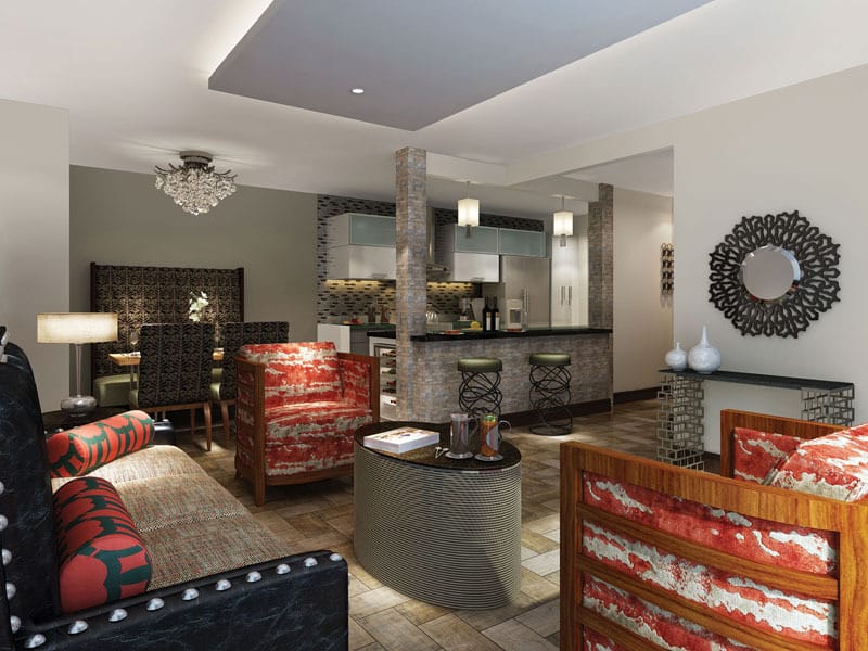 Desert Club Resort Living Room