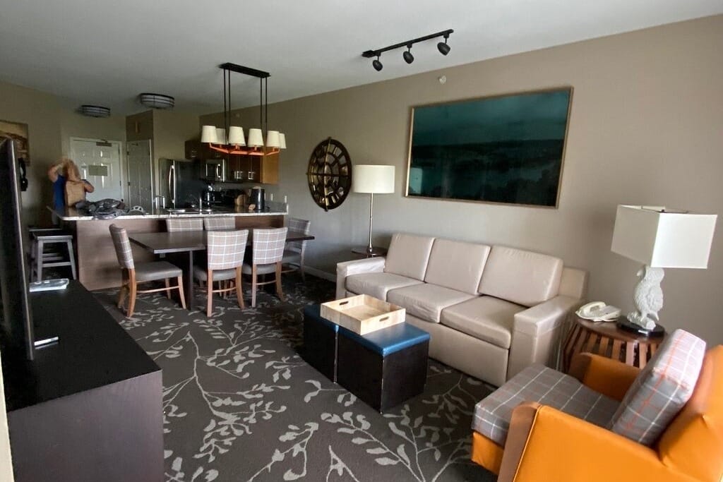 Marriott’s Willow Ridge Lodge Living Area