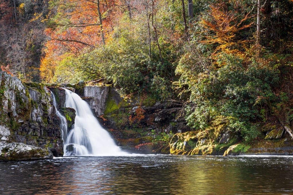 Abrams Falls in Autumn