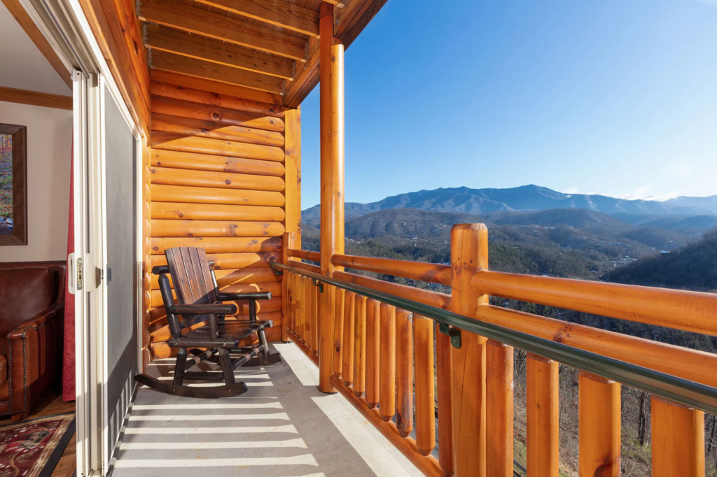 View from Balcony at Westgate Smoky Mountain Resort