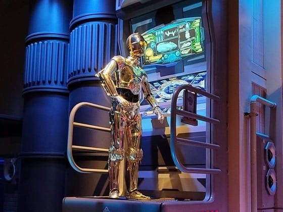 C3PO on Star Tours