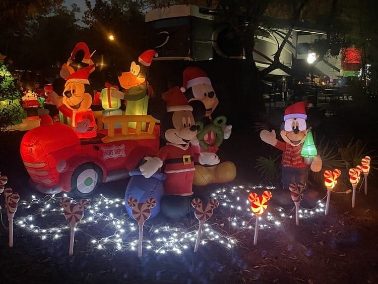 Christmas Display Fort Wilderness