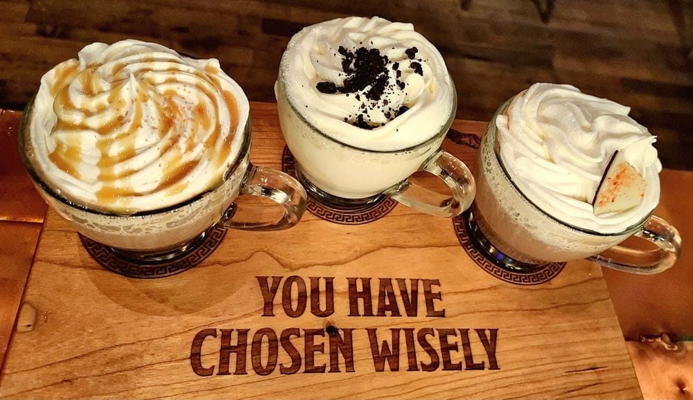 Christmas at Disney World - Spiked Hot Cocoa Flight