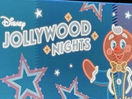 Christmas at Disney World - Jollywood Nights Sign