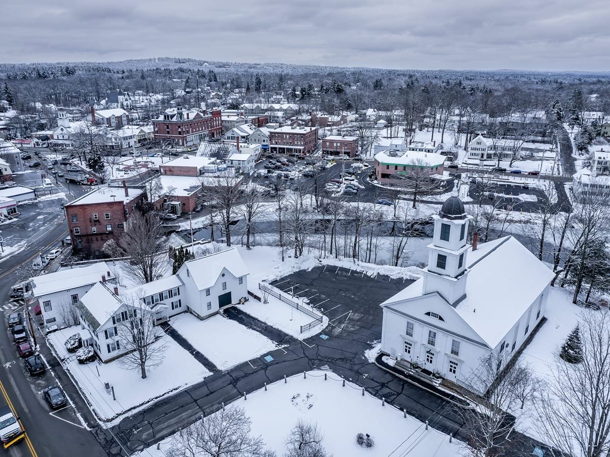 Milton New Hampshire in the Winter