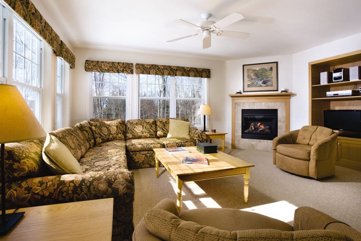New England Winter Getaways at Wyndham Smugglers Notch Living Room