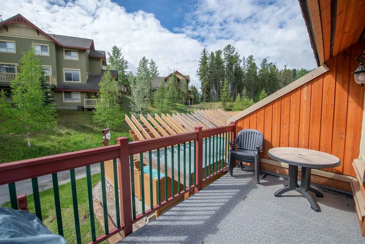 Panorama Vacation Retreat at Horsethief Lodge Balcony