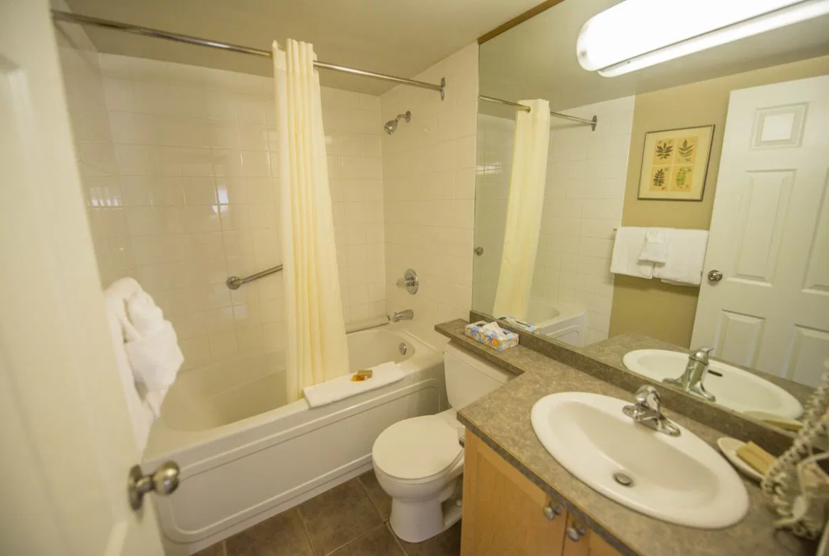 Panorama Vacation Retreat at Horsethief Lodge Bathroom