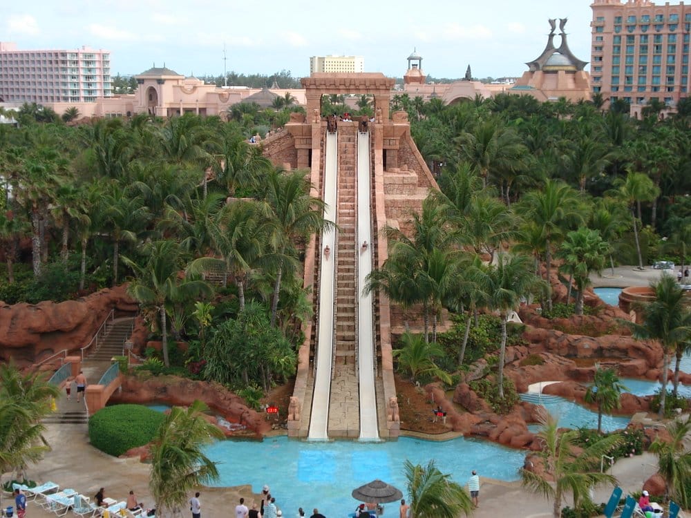 Aquaventure Water Park Temple Slide