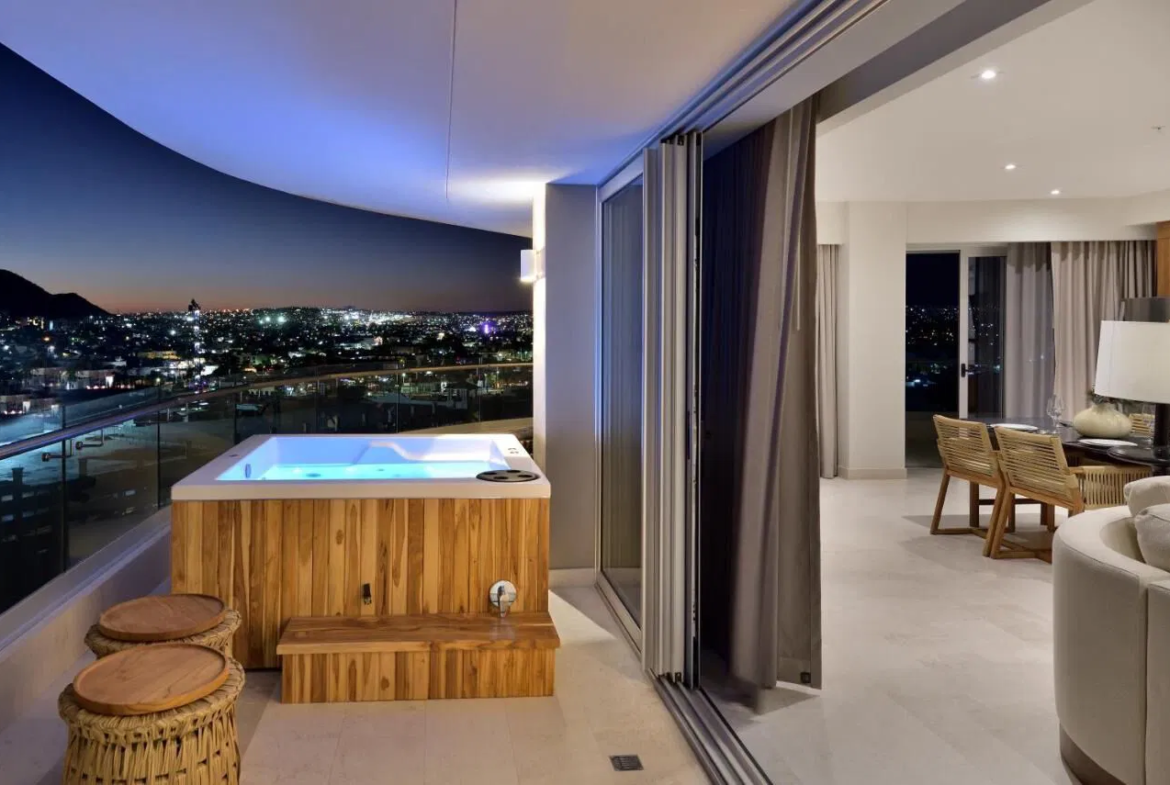 Corazon Cabo Resort Balcony Hot Tub
