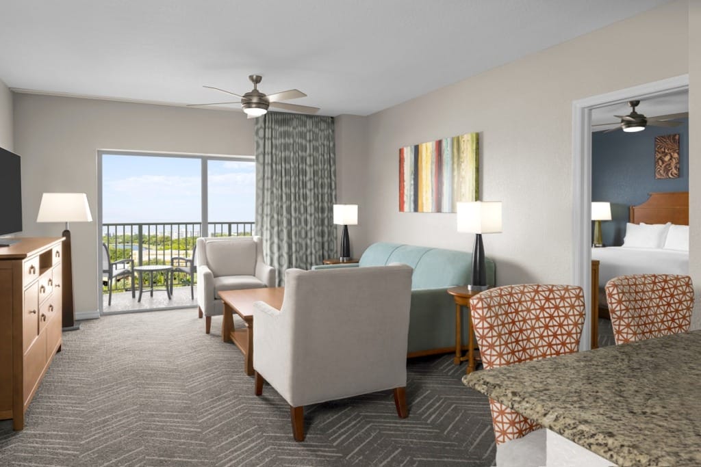 Wyndham Pompano Resort Palm Aire Living Room